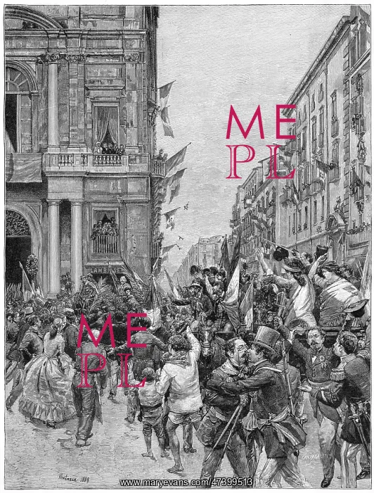 : GARIBALDI TAKES NAPLES : GARIBALDI TAKES NAPLES