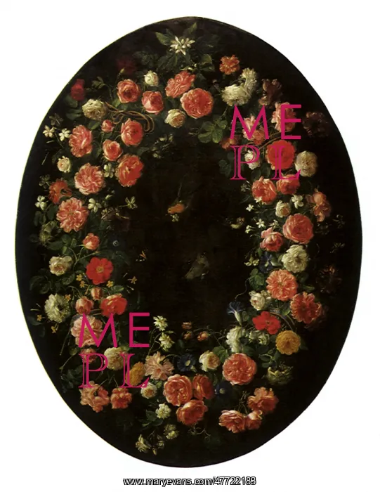  : Garland of Flowers and Butterflies