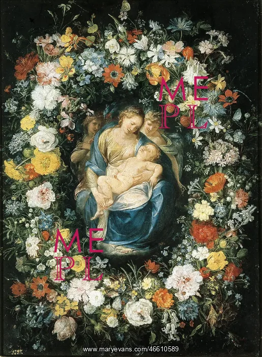: Garland with the Virgin : Garland with the Virgin