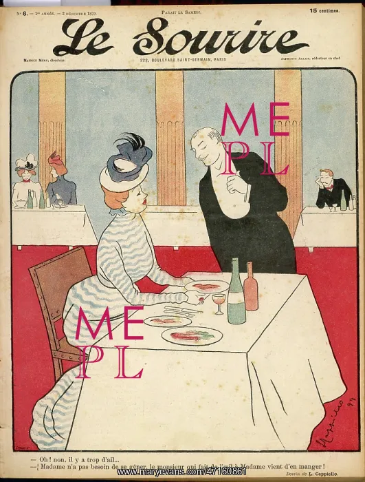 : TOO GARLICKY FOR LADY : TOO GARLICKY FOR LADY