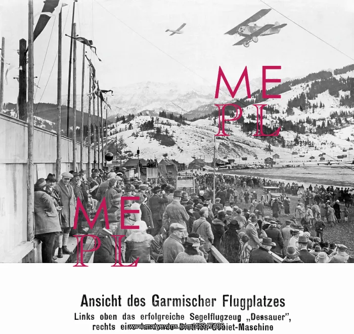: The Garmisch Airfield, 1925 : The Garmisch Airfield, 1925
