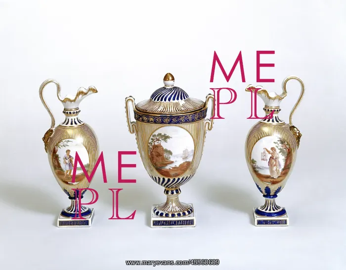 : Part of a garniture de cheminee : Part of a garniture de cheminee