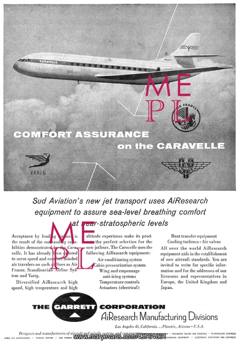 : Garrett AiResearch Cabin Air Conditioning : Garrett AiResearch Cabin Air Conditioning