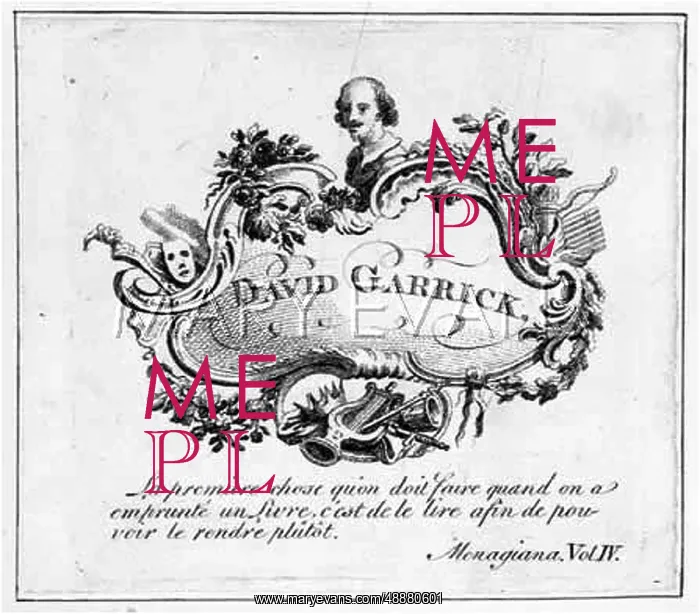 : GARRICK / BOOKPLATE / WOOD : GARRICK / BOOKPLATE / WOOD