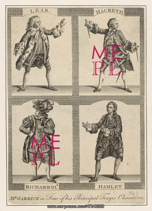 : GARRICK / FOUR SHAK ROLES : GARRICK / FOUR SHAK ROLES