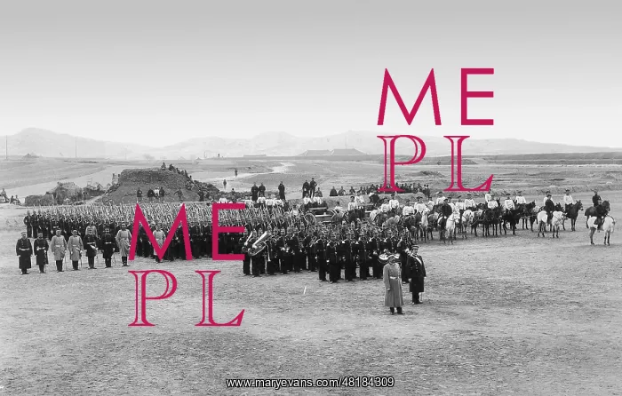 : Garrison parade ground in Qingdao, 1901 : Garrison parade ground in Qingdao, 1901