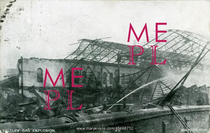 : Gas Explosion - Disaster, Saltley, Warwickshire : Gas Explosion - Disaster, Saltley, Warwickshire