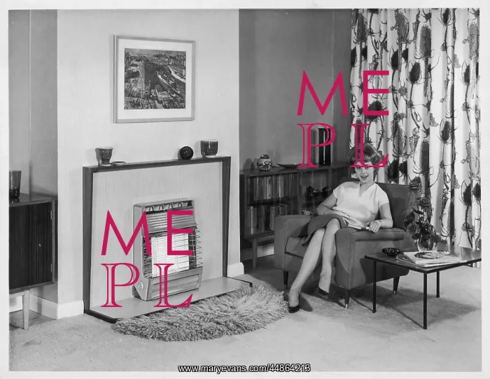 : GAS FIRE 1960S : GAS FIRE 1960S