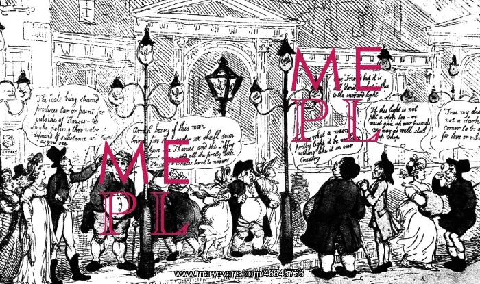 : Gas light in London, 1807 : Gas light in London, 1807