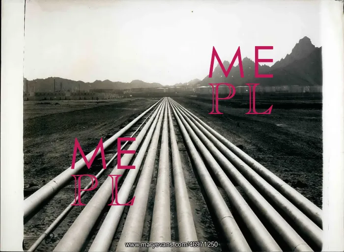 : Gas - Oil. Feb. 29 A battery of pipes leading : Gas - Oil. Feb. 29 A battery of pipes leading