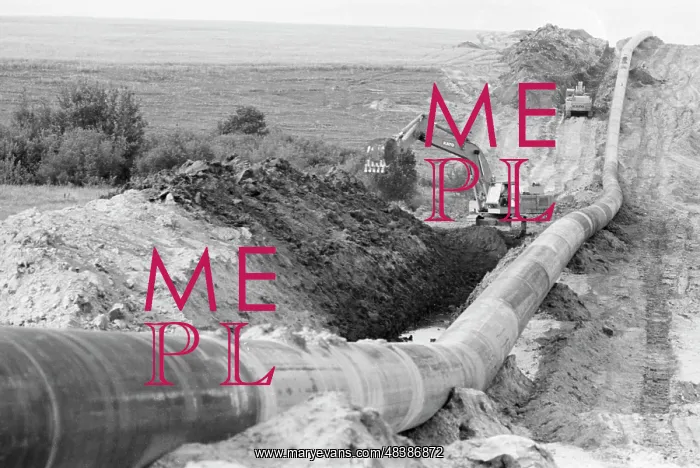 : Gas pipeline under construction : Gas pipeline under construction