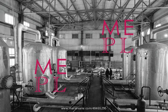 : Gas plant. USSR. April 1, 1982. Yuzno-Sakhalinsk : Gas plant. USSR. April 1, 1982. Yuzno-Sakhalinsk
