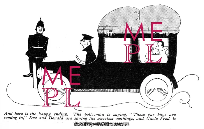 : Gas powered car by Annie Fish, WW1 : Gas powered car by Annie Fish, WW1