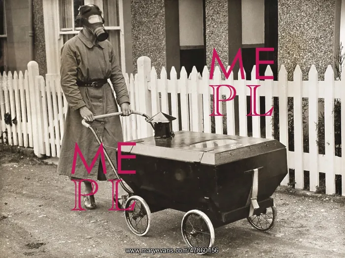 : Gas proof pram, 1938 : Gas proof pram, 1938