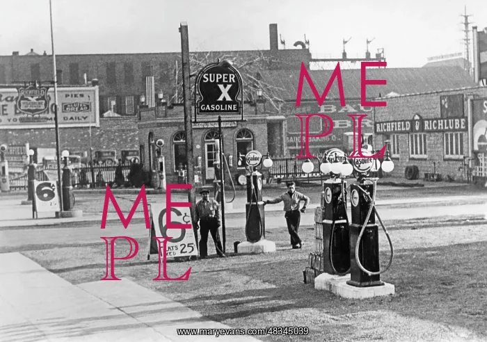 : Gas station, 1931 : Gas station, 1931