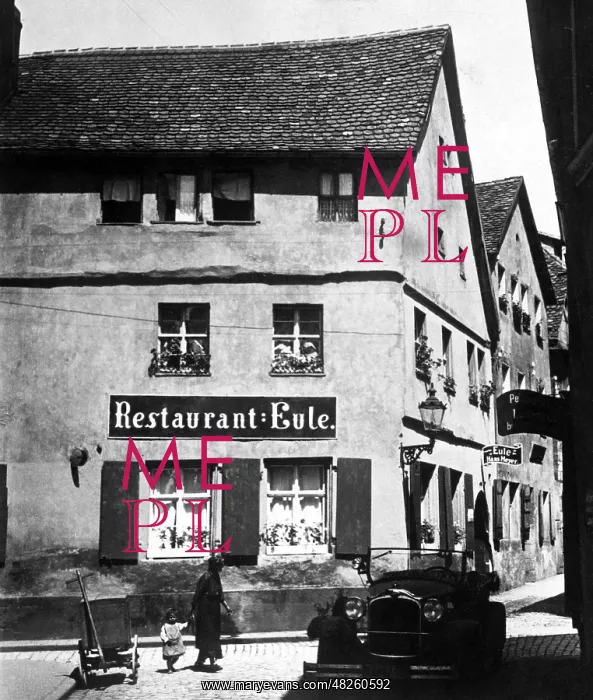 : Gasthaus Zur Eule in Bayreuth, 1937 : Gasthaus Zur Eule in Bayreuth, 1937