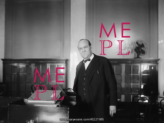 : Gaston B. Means (1879-1838) testifying before ? : Gaston B. Means (1879-1838) testifying before ?