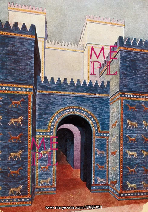 : Gate of Ishtar, Babylonia : Gate of Ishtar, Babylonia