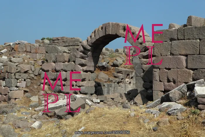 : Gate, Pergamon, Bergama, Izmir, Turkey : Gate, Pergamon, Bergama, Izmir, Turkey