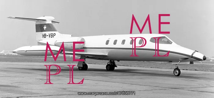 : Gates Learjet 25 HB-VBP : Gates Learjet 25 HB-VBP