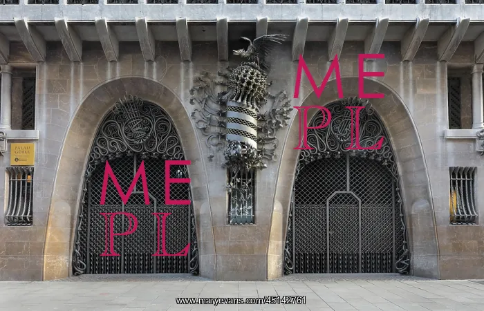 : Gates, Palau Guell, Barcelona, Spain : Gates, Palau Guell, Barcelona, Spain