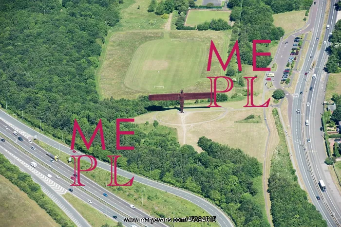  : Gateshead. The Angel of the North, the largest sculpture in Britain, Gateshead, 2018
