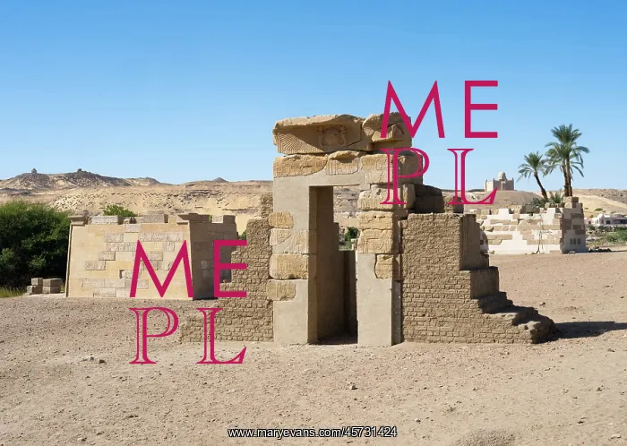 : Gateway from Ajuala, Abu, Elephantine island, Egypt : Gateway from Ajuala, Abu, Elephantine island, Egypt