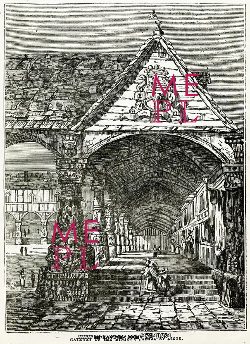  : Gateway of the Bishop's Palace at liege