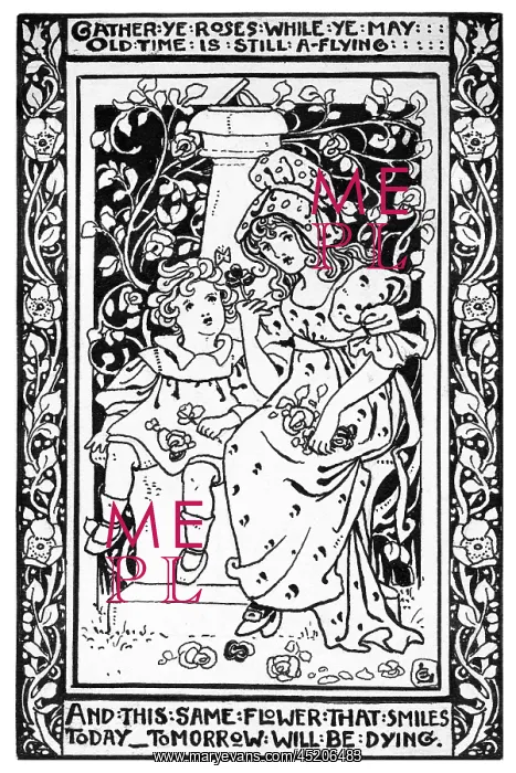 : Gather ye roses while ye may : Gather ye roses while ye may