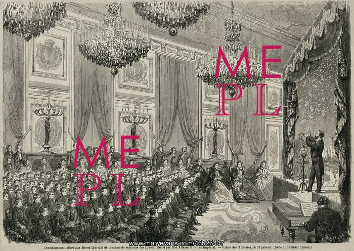: Gathered audience in grand room being entertained : Gathered audience in grand room being entertained