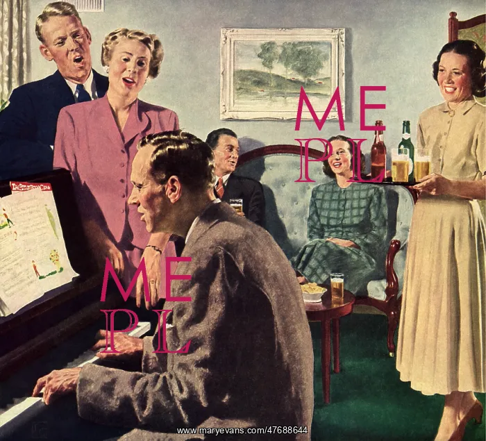 : Gathered around the Piano : Gathered around the Piano