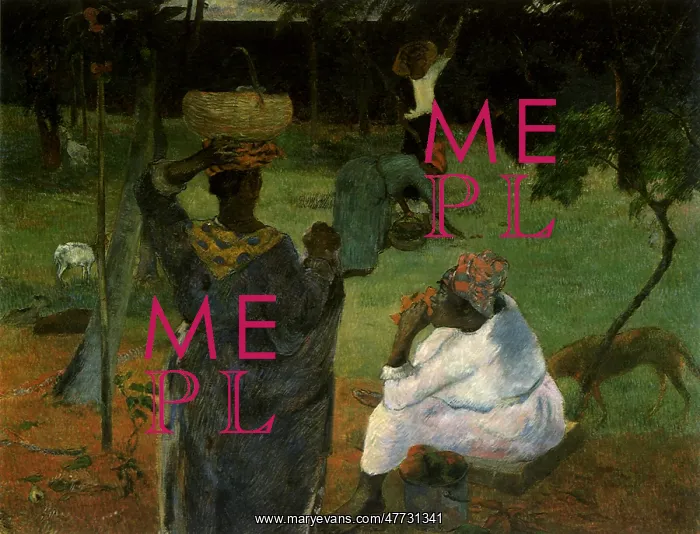  : Gathering Fruit, by Gauguin