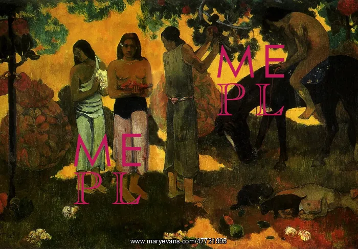  : Gathering Fruit, by Gauguin