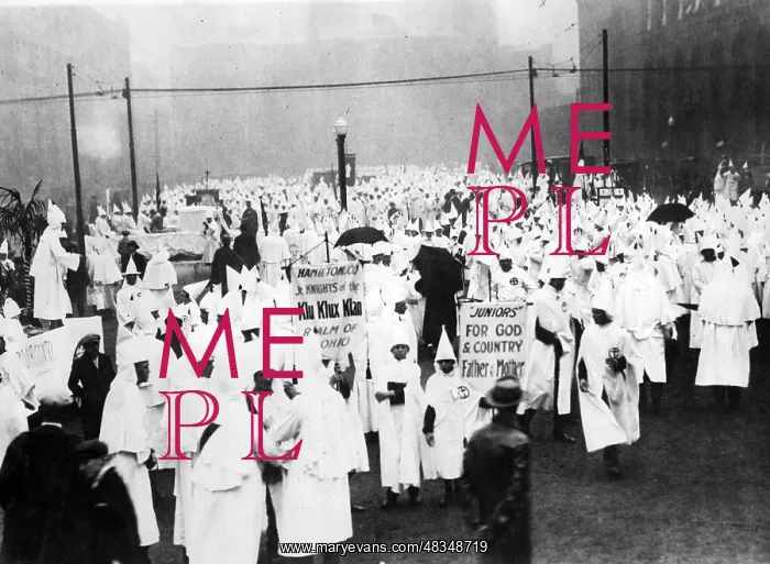 : Gathering of Ku Klux Klan members : Gathering of Ku Klux Klan members