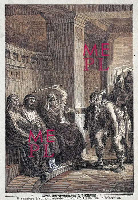 : GAUL TAUNTS SENATOR : GAUL TAUNTS SENATOR