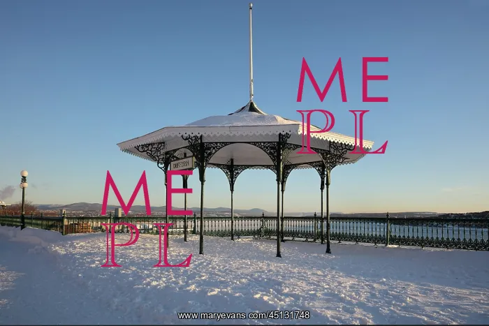 : Gazebo, Dufferin Terrace, Quebec City, Quebec, Canada : Gazebo, Dufferin Terrace, Quebec City, Quebec, Canada