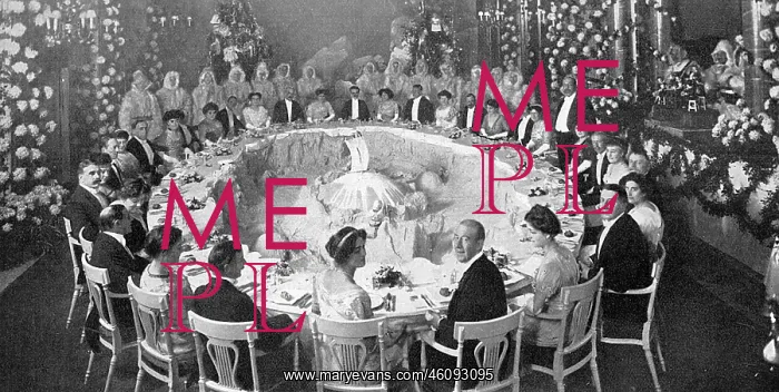 : A £2000 dinner party at the Savoy, 1910 : A £2000 dinner party at the Savoy, 1910
