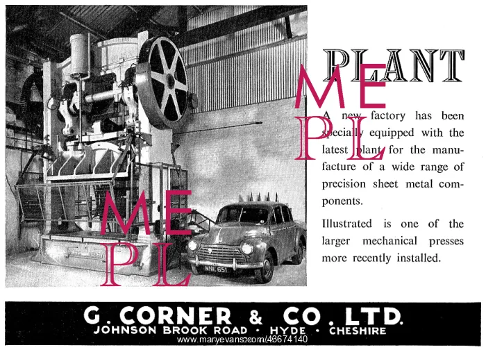 : G.Corner Aircraft Asemblies & Presswork : G.Corner Aircraft Asemblies & Presswork