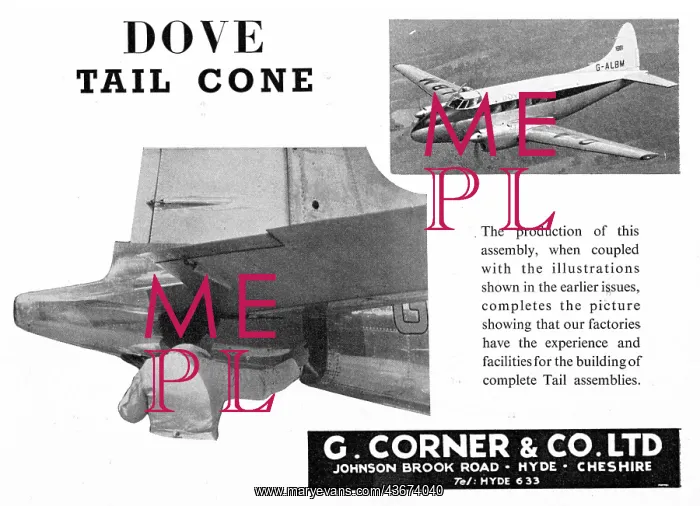 : G.Corner Aircraft Engineers, Component : G.Corner Aircraft Engineers, Component