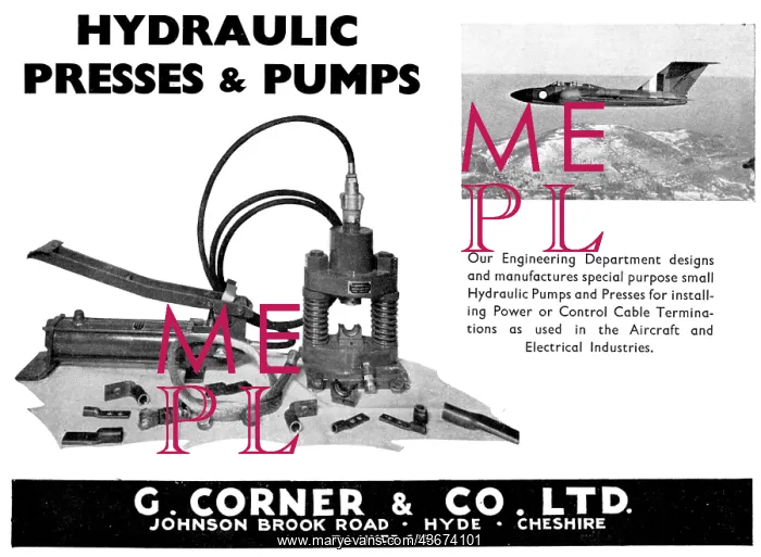 : G.Corner Hydraulic Presses & Pumps : G.Corner Hydraulic Presses & Pumps