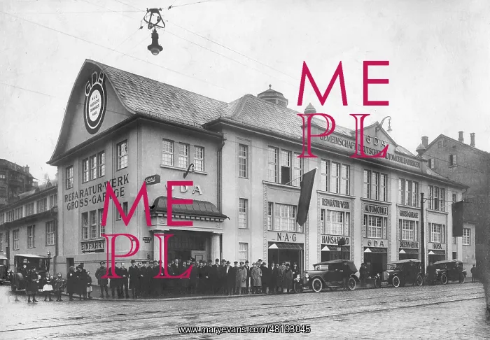 : The GDA headquarters in Stuttgart-Cannstatt, 1923 : The GDA headquarters in Stuttgart-Cannstatt, 1923