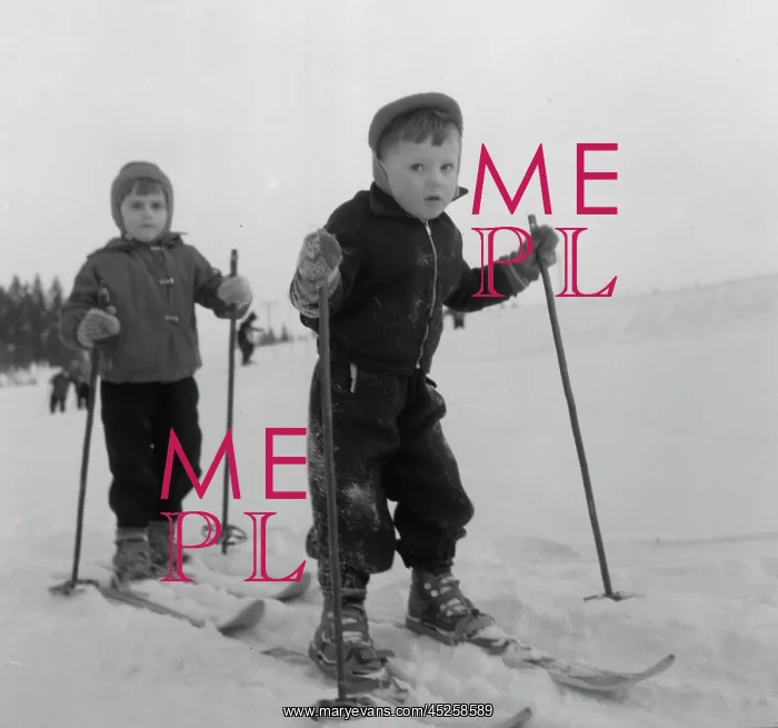: GDR - Ski Class in Lauscha 1961 : GDR - Ski Class in Lauscha 1961