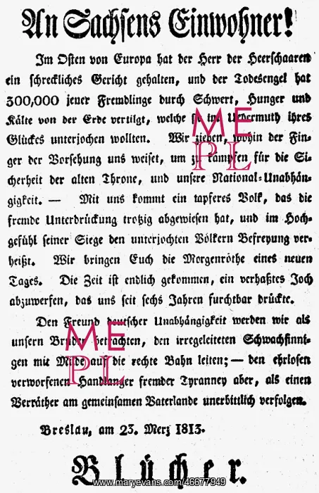 : Gebhard Lebrecht von Blucher : Gebhard Lebrecht von Blucher