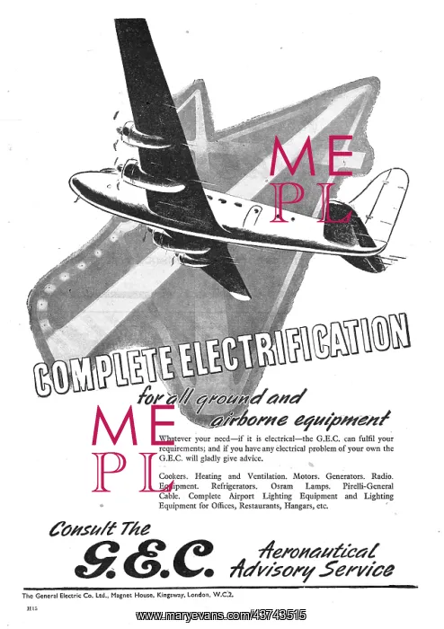 : G.E.C. Airfeld Lighting & Electrification Installations : G.E.C. Airfeld Lighting & Electrification Installations