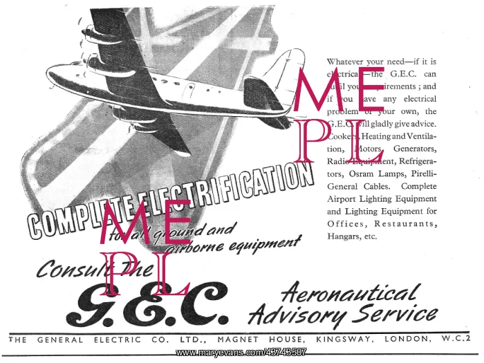: G.E.C. Airport Electrification Systems 1950 : G.E.C. Airport Electrification Systems 1950
