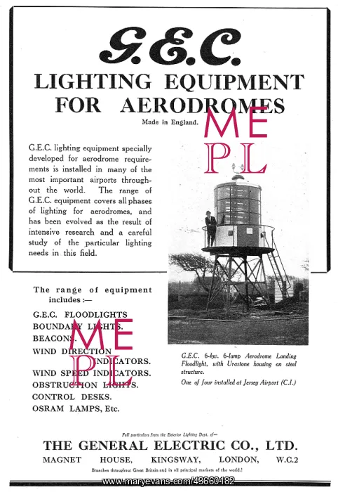 : GEC Lighting Equipment For Aerodromes : GEC Lighting Equipment For Aerodromes