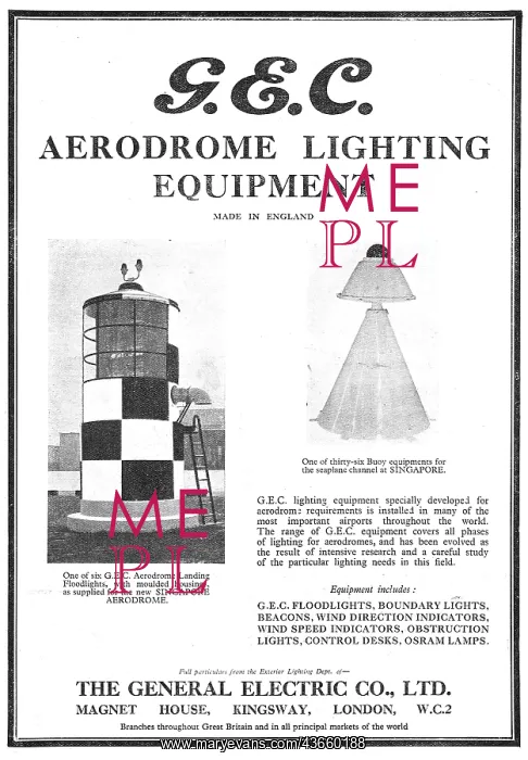 : GEC Lighting Equipment For Aerodromes : GEC Lighting Equipment For Aerodromes
