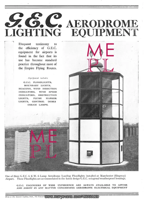 : GEC Lighting Equipment For Aerodromes : GEC Lighting Equipment For Aerodromes