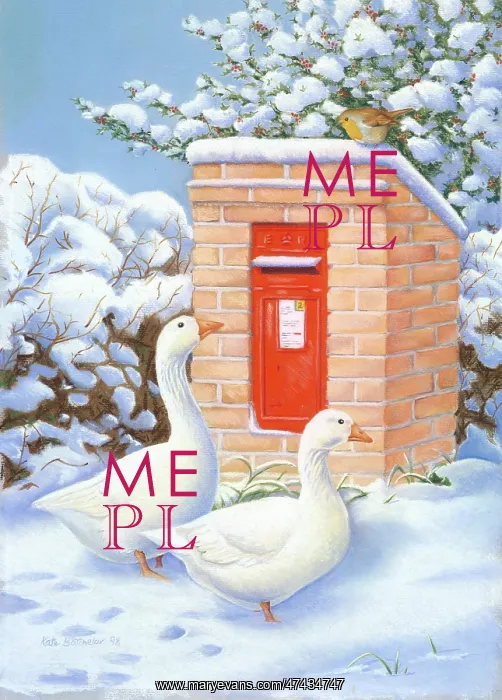  : Two Geese in the Snow