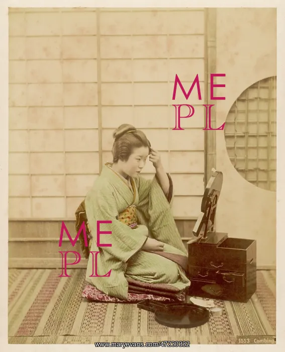  : GEISHA COMBING HAIR